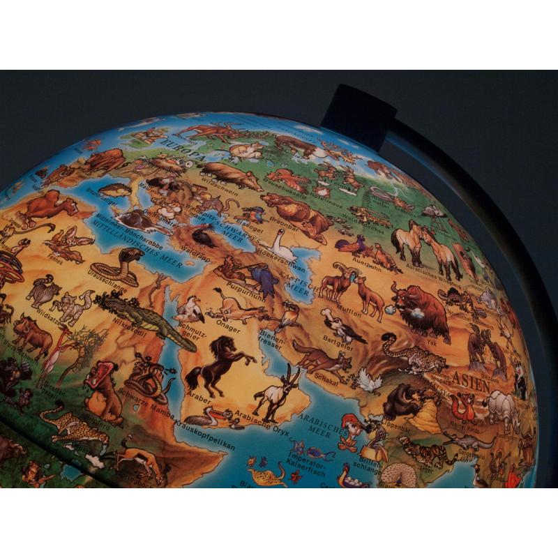 Stellanova Mappamondo illuminato per bambini DinoZ 8828910, motivi animali