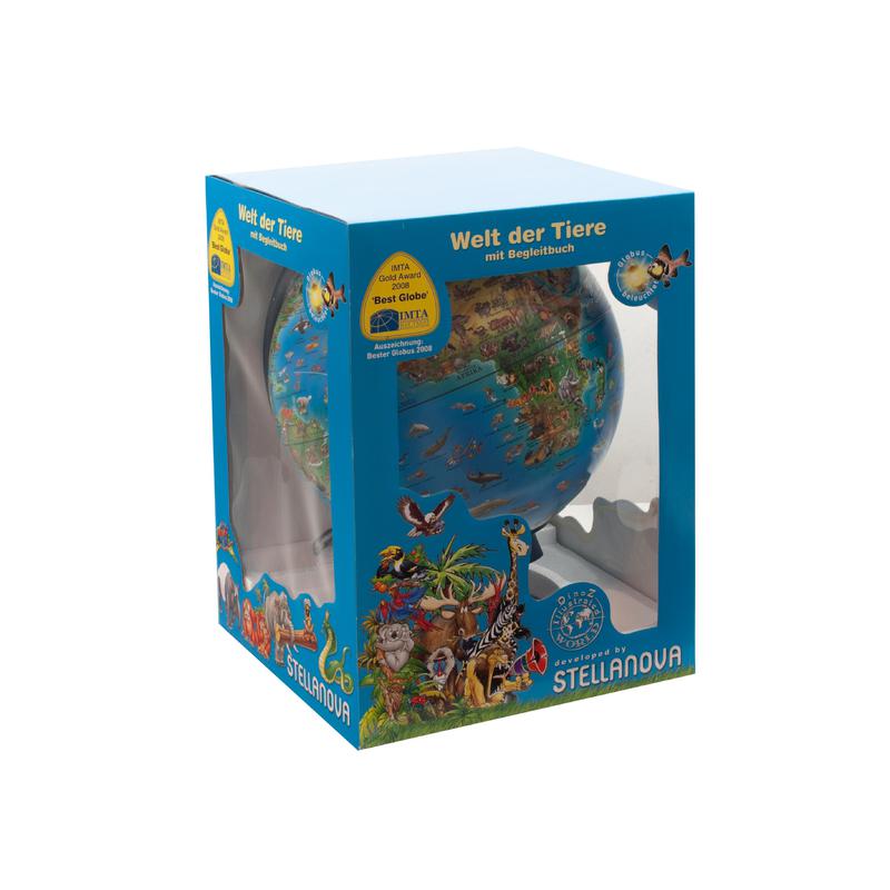 Stellanova Mappamondo illuminato per bambini DinoZ 8828910, motivi animali