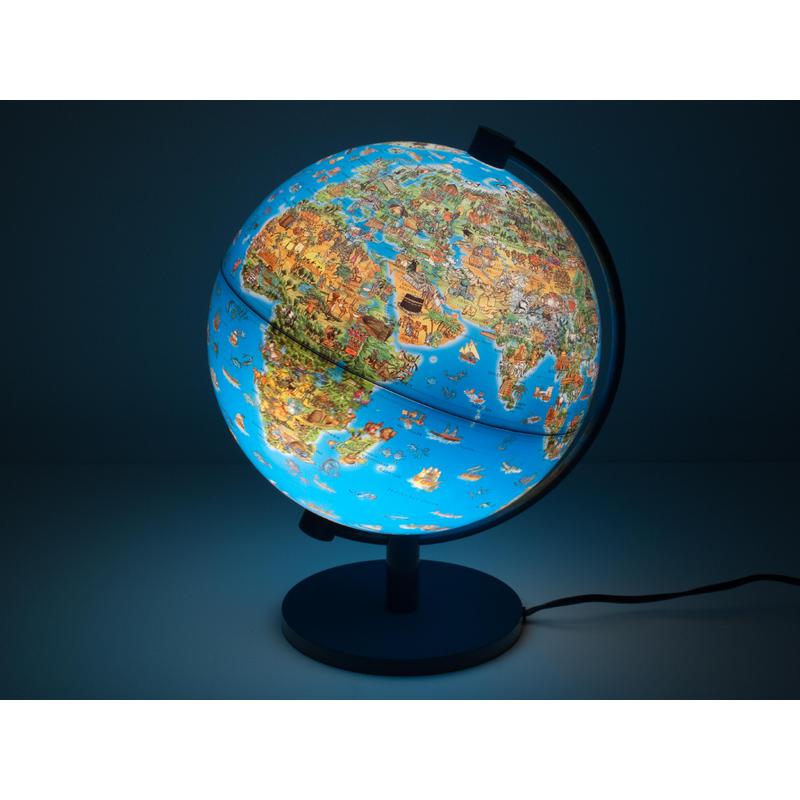 Stellanova Mappamondo illuminato per bambini DinoZ 8828912