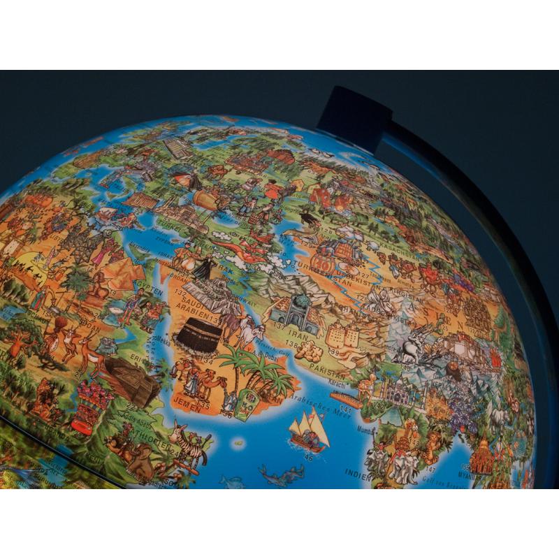 Stellanova Mappamondo illuminato per bambini DinoZ 8828912