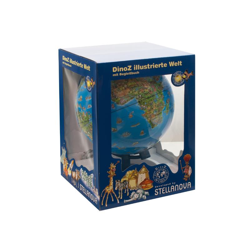 Stellanova Mappamondo illuminato per bambini DinoZ 8828912