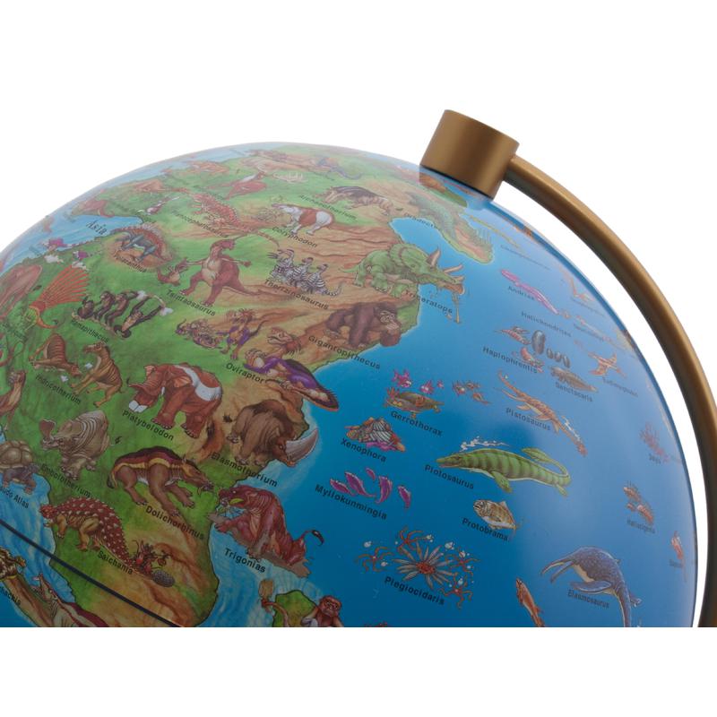 Stellanova Mappamondo illuminato per bambini DinoZ mondo preistorico 28cm
