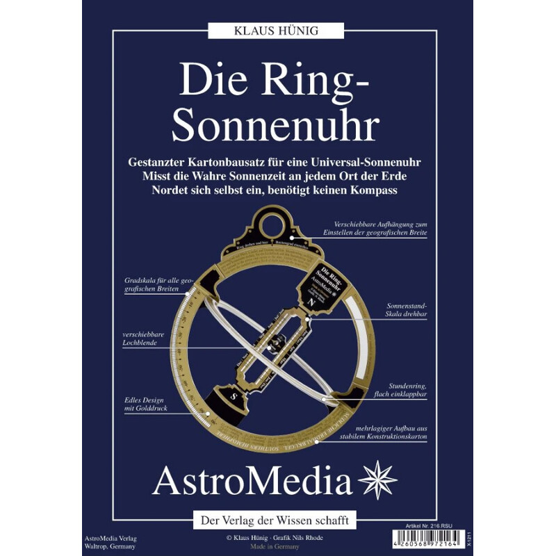 AstroMedia Anello meridiana solare