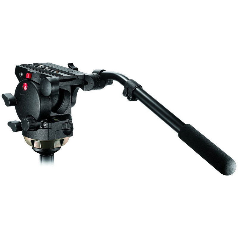 Manfrotto Testa video reclinabile 526 Pro Fluid con semisfera 100mm e 357PLV