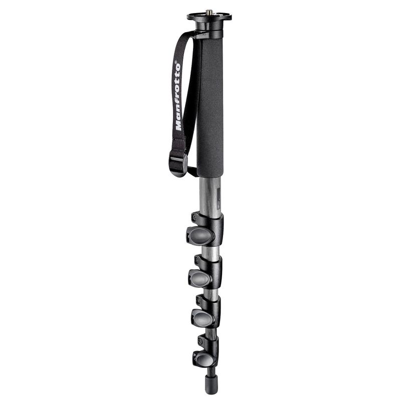 Manfrotto Monopiede Carbonio 695CX Magfiber 5 sez.