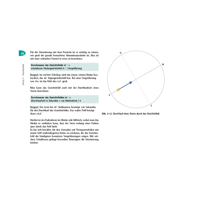 Oculum Verlag Guida al telescopio in quattro livelli