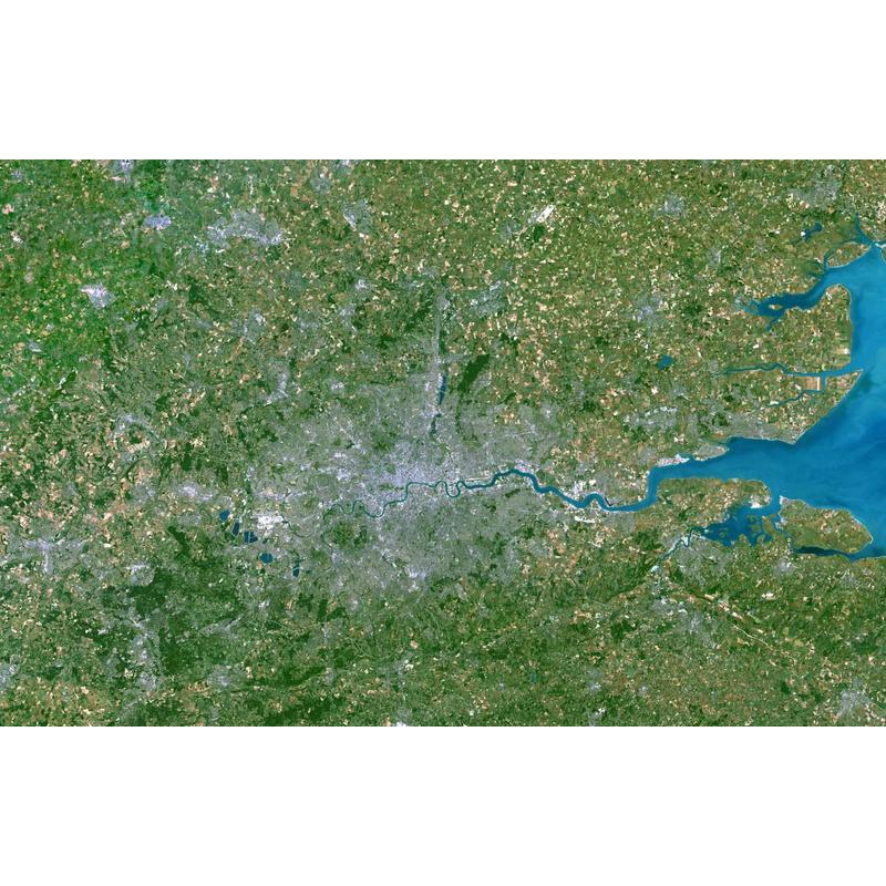 Planet Observer Mappa Regionale Greater London