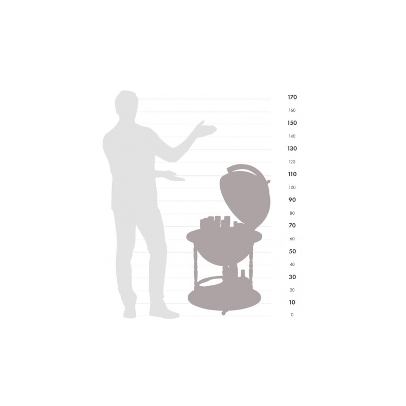 Zoffoli living Globo bar Calipso Laguna 50cm