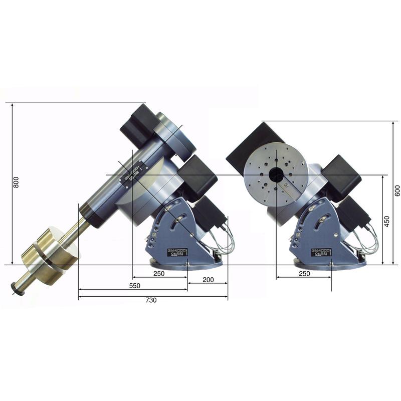 10 Micron Montatura GM 4000 QCI, versione statica