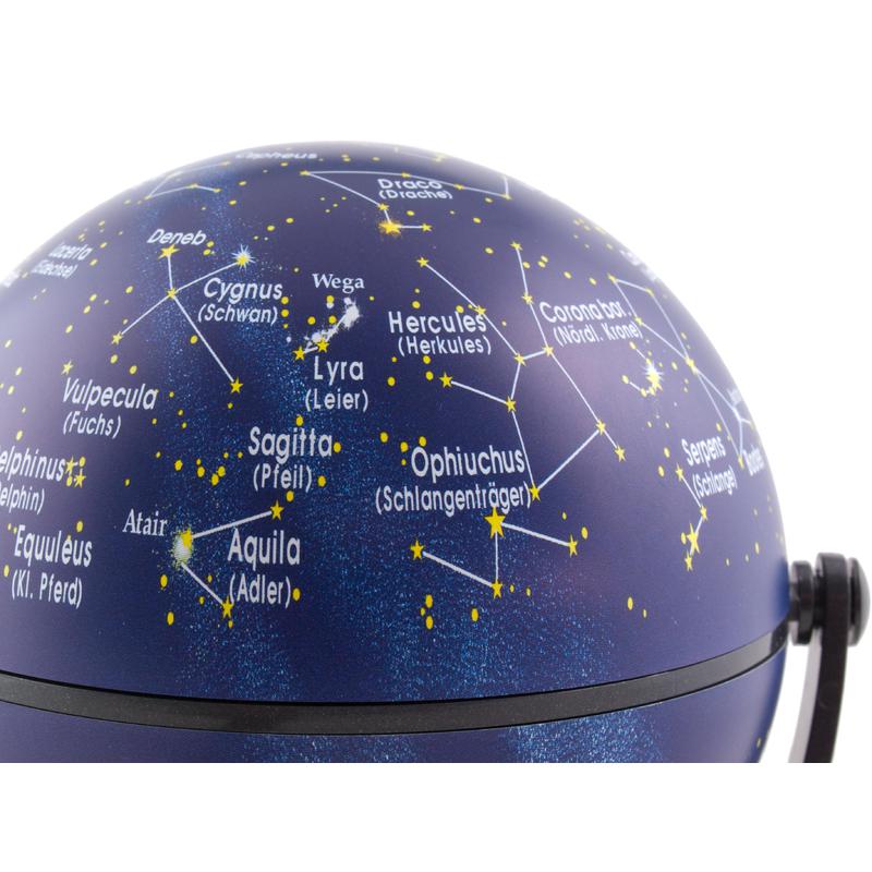 Stellanova globo celeste rotante con quiz IQ 10cm