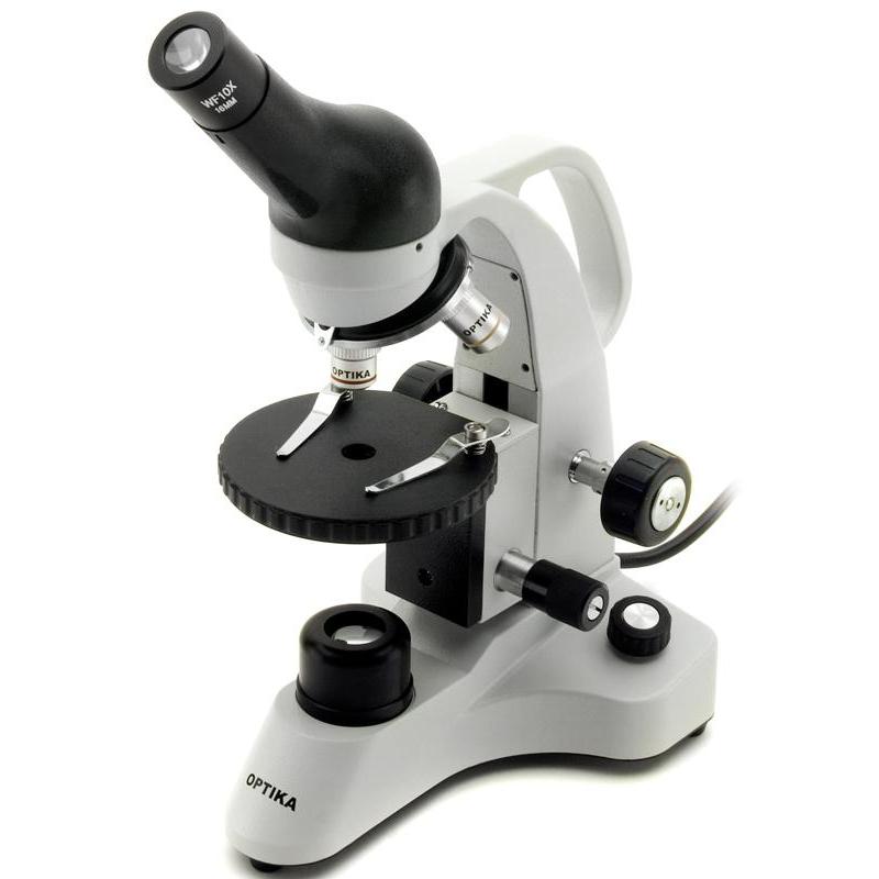 Optika B-20, microscopio monoculare, 40 - 400x, LED