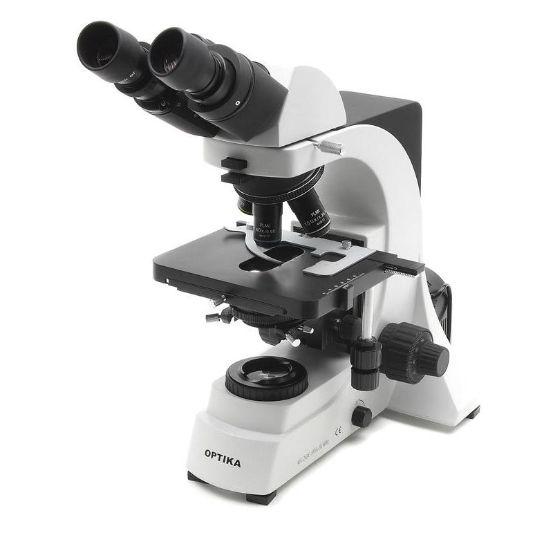 Optika B-600Bi microscopio binoculare, 40-1000x, obiettivo IOS piano acromatico