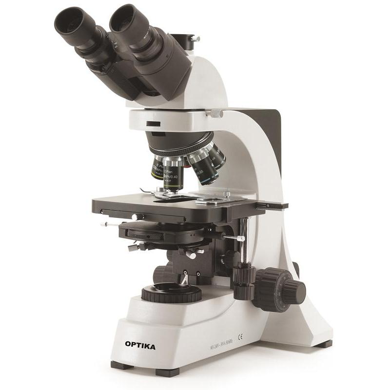Optika B-600Tiph, 100 - 1000x microscopio trinoculare, piano acromatico a contrasto di fase IOS