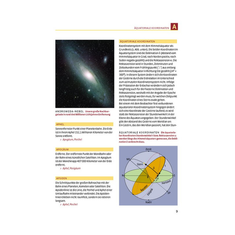 Kosmos Verlag Libro Vocabolario dell'Astronomia