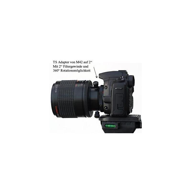 TS Optics Rotatore Sistema di rotazione T2 femmina (lato telescopio) su maschio T2 (lato fotocamera)