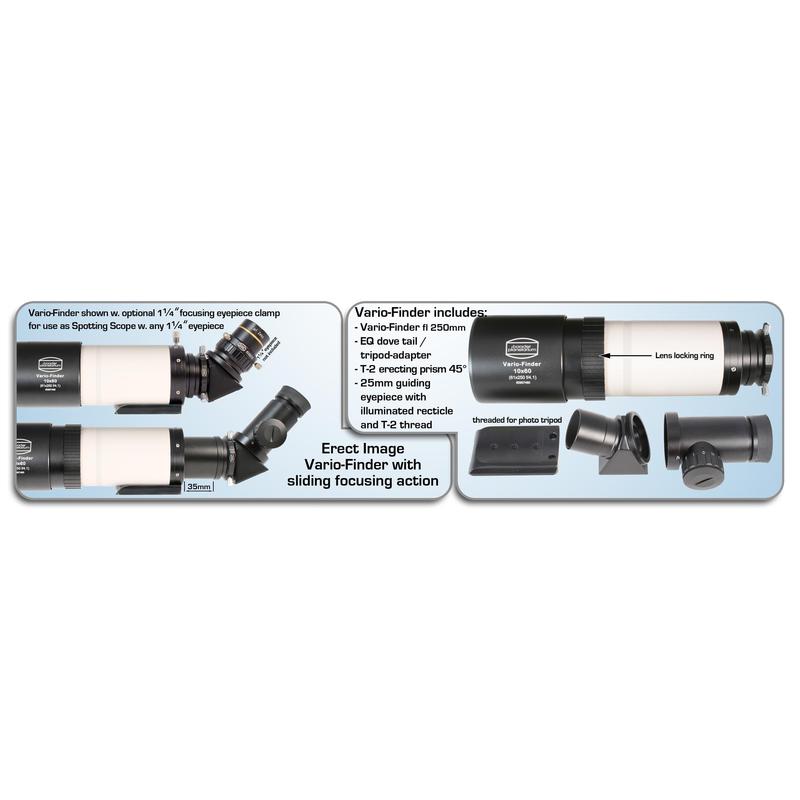 Baader Cercatore Vario-Finder 10x60 con staffa MQR IV