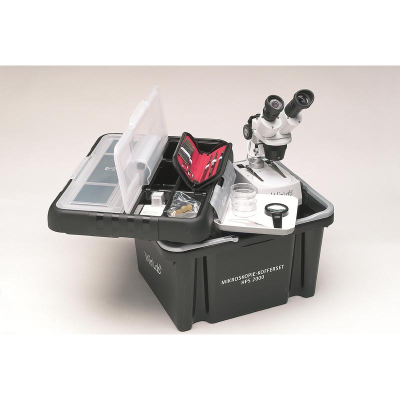 Windaus Lente d`ingrandimento stereo (Duale) HPS 2000/USB, Set microscopio con videocamera USB