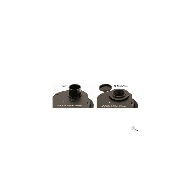 TS Optics Ruota portafiltri per 5 filtri da 1,25''