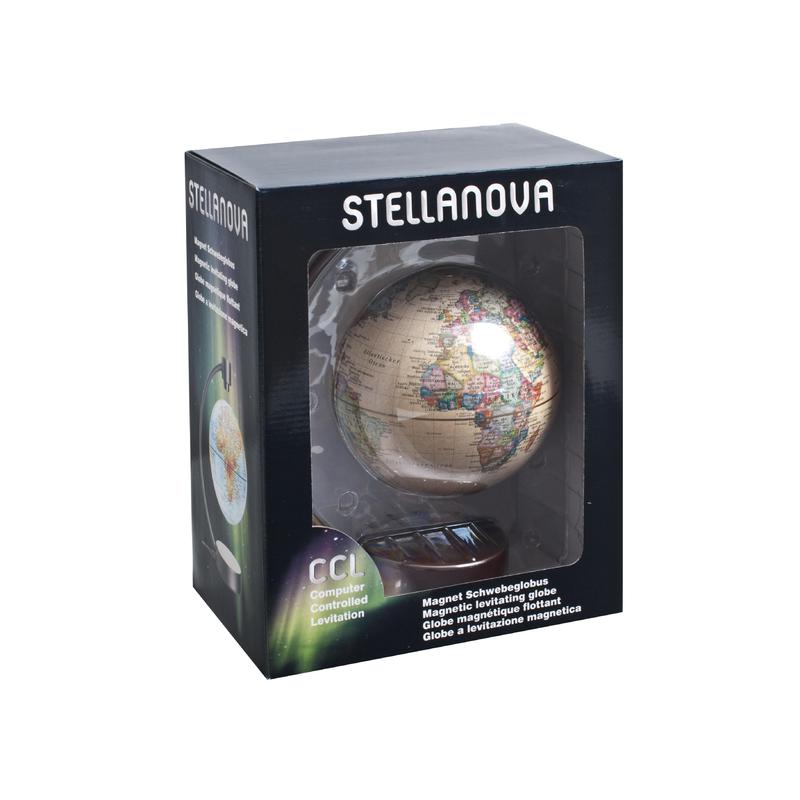 Stellanova Globo Magnetico Mappamondo sospeso 15cm, design antico