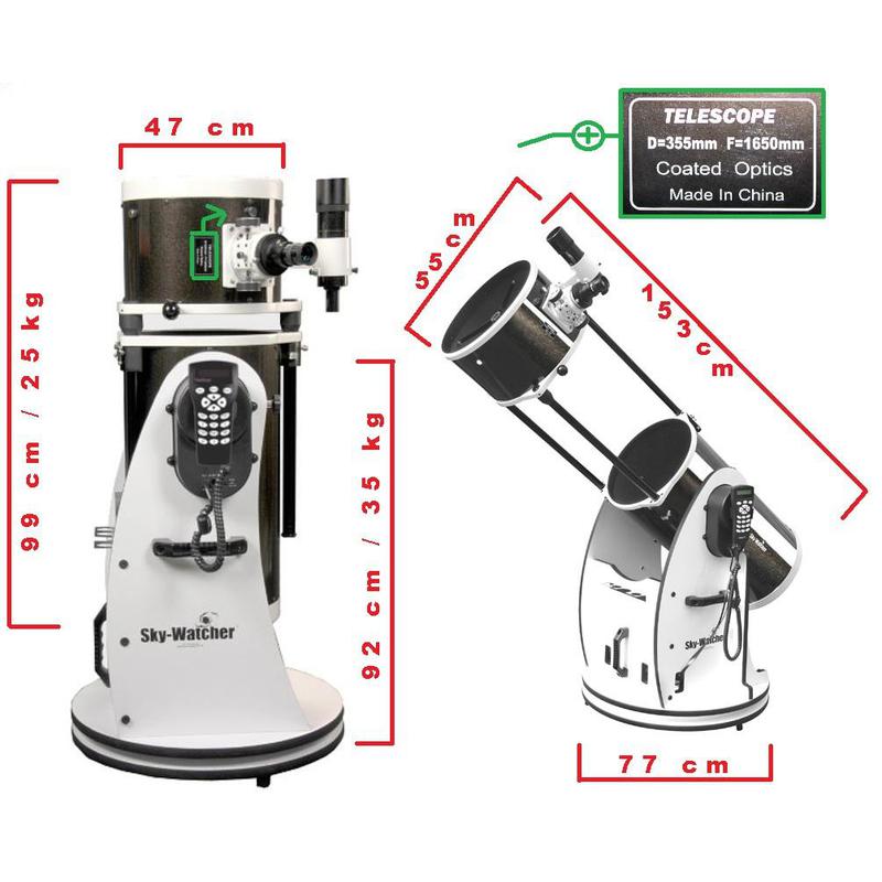 Skywatcher Telescopio Dobson N 355/1600 Skyliner FlexTube BD DOB