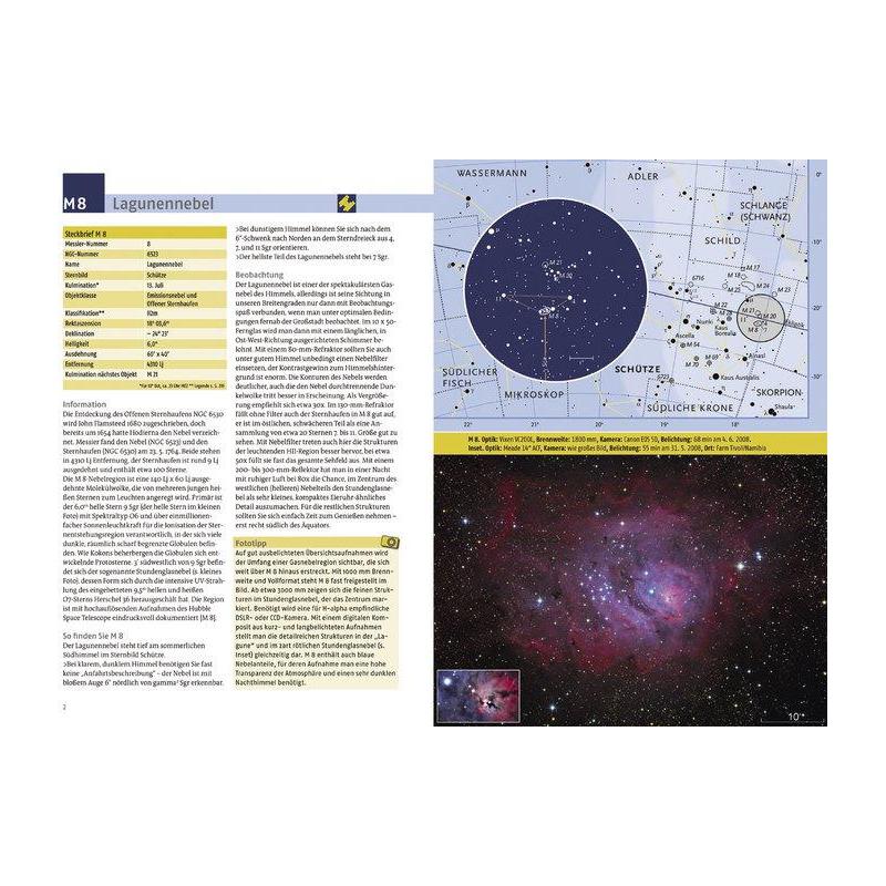 Kosmos Verlag Gli oggetti di Messier