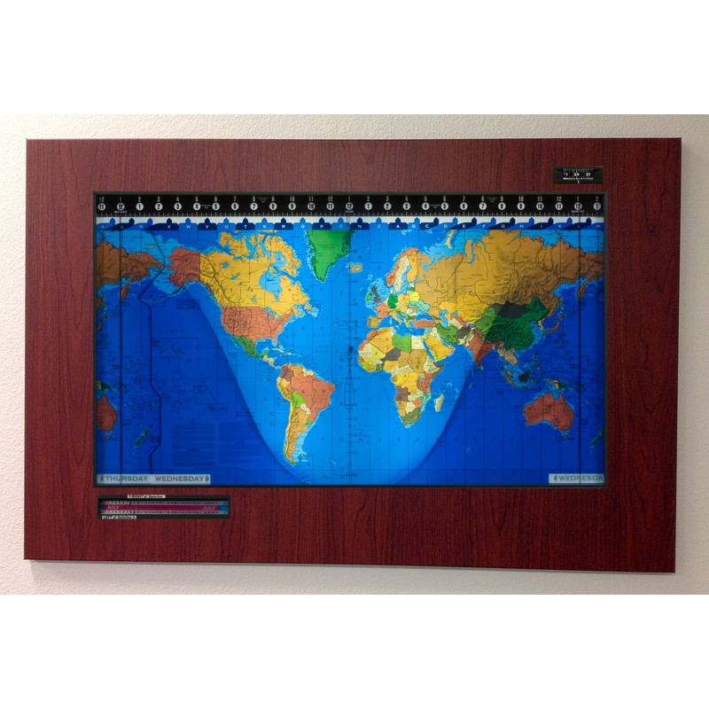 Geochron Kilburg originale in plastica Boston Cherry e modanature nere