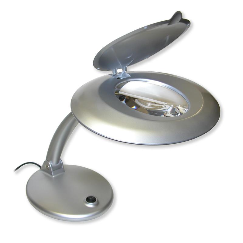 Carson Lampada da tavolo DeskBrite-400 con lente d'ingrandimento integrata 1,75x/4x