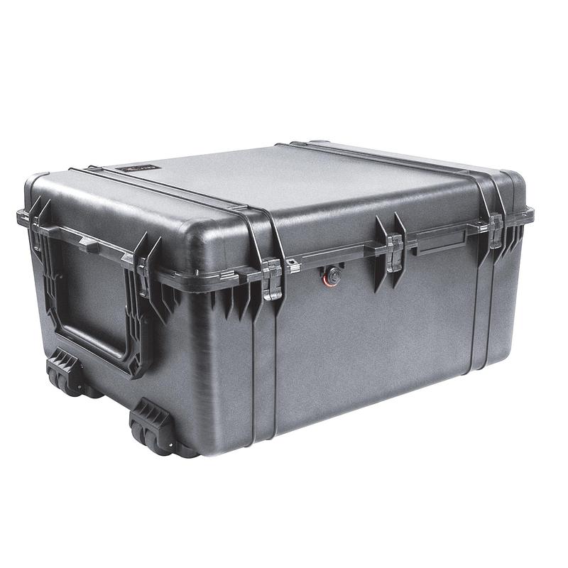 PELI Valigetta M1690 nera incl. fettucce di materiale espanso incl. rotolini