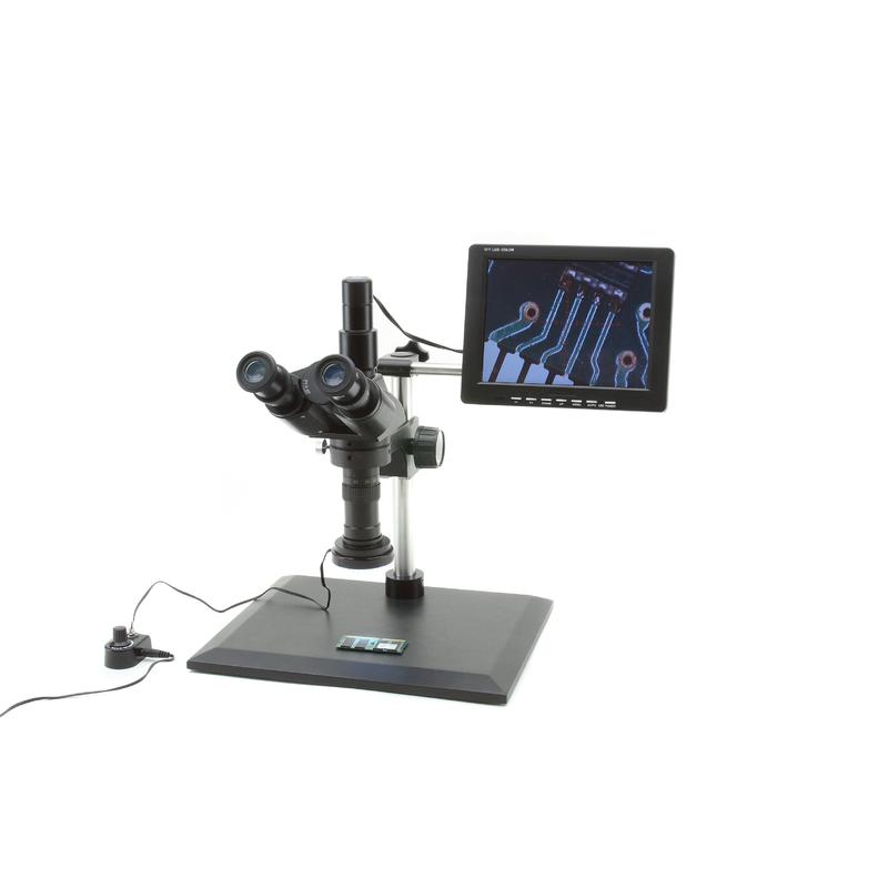 Optika Videomicroscopio monozoom per misurazione XZ-2 con monitor 8"“