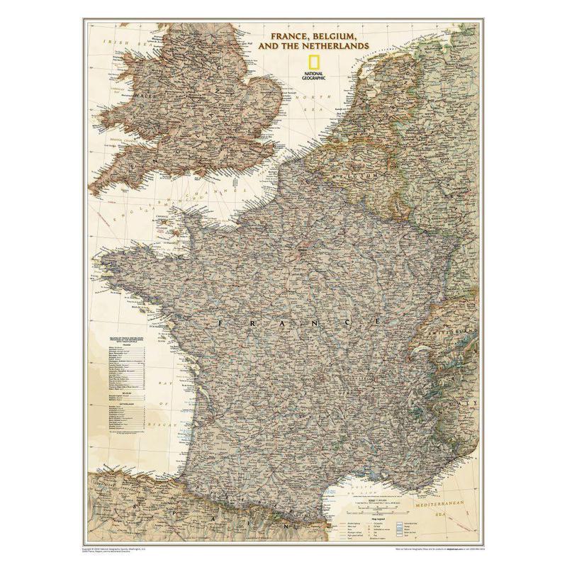 National Geographic Mappa Francia