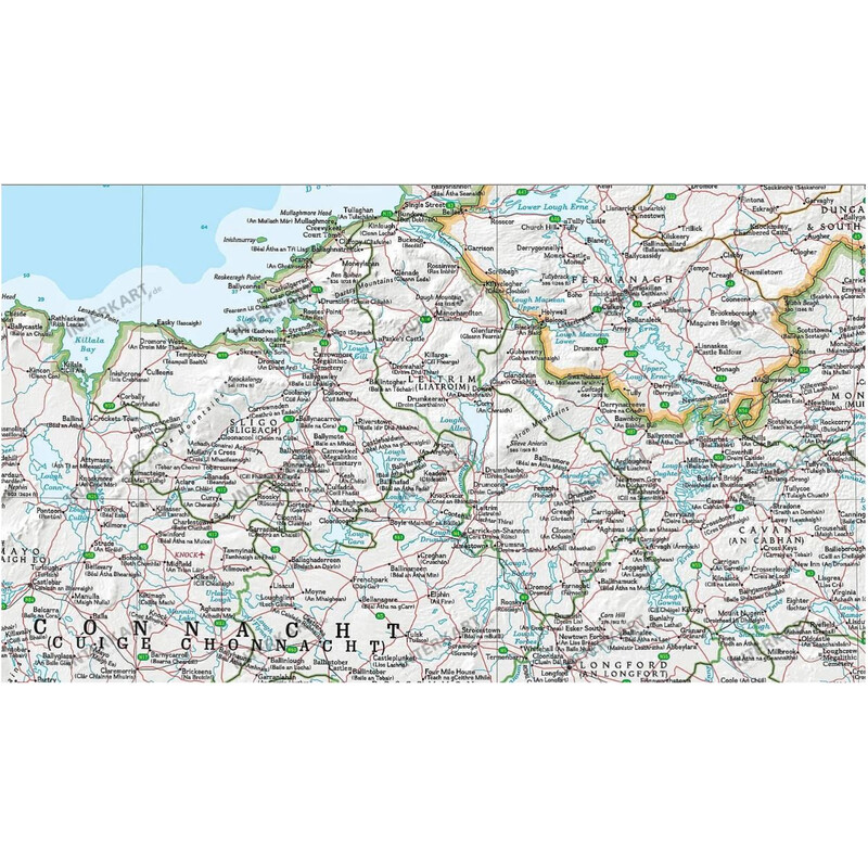 National Geographic Mappa Irlanda (76 x 91 cm)