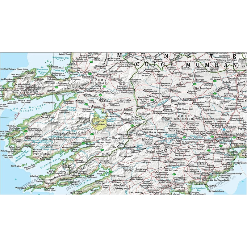 National Geographic Mappa Irland (76 x 91 cm)