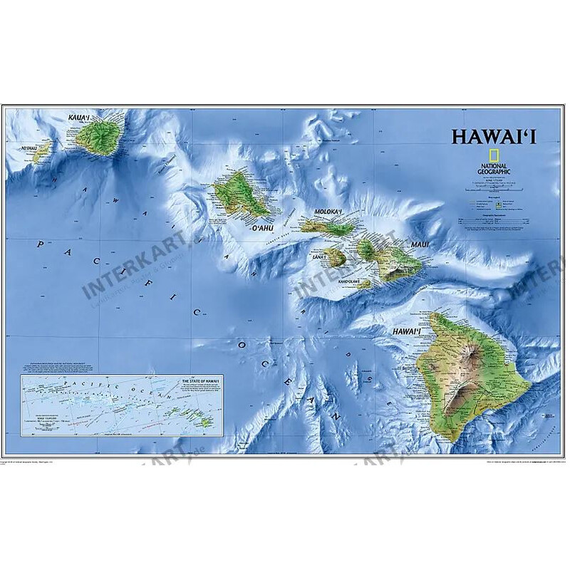 National Geographic Mappa Hawaii
