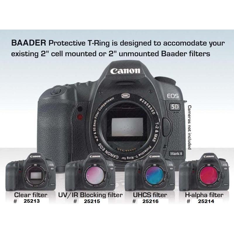 Baader Adattore Fotocamera Anello T Protective CANON DSLR con filtro nebulare UHC-S 50.4mm integrato