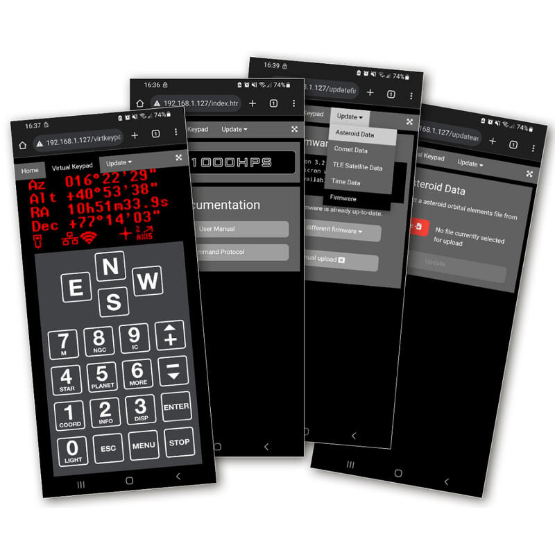 10Micron Montatura GM 2000 HPS II Combi GoTo ColdTemp