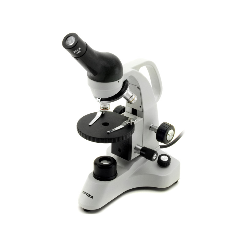 Optika Microscopio B-20R, monoculare, LED, con batterie ricaricabili