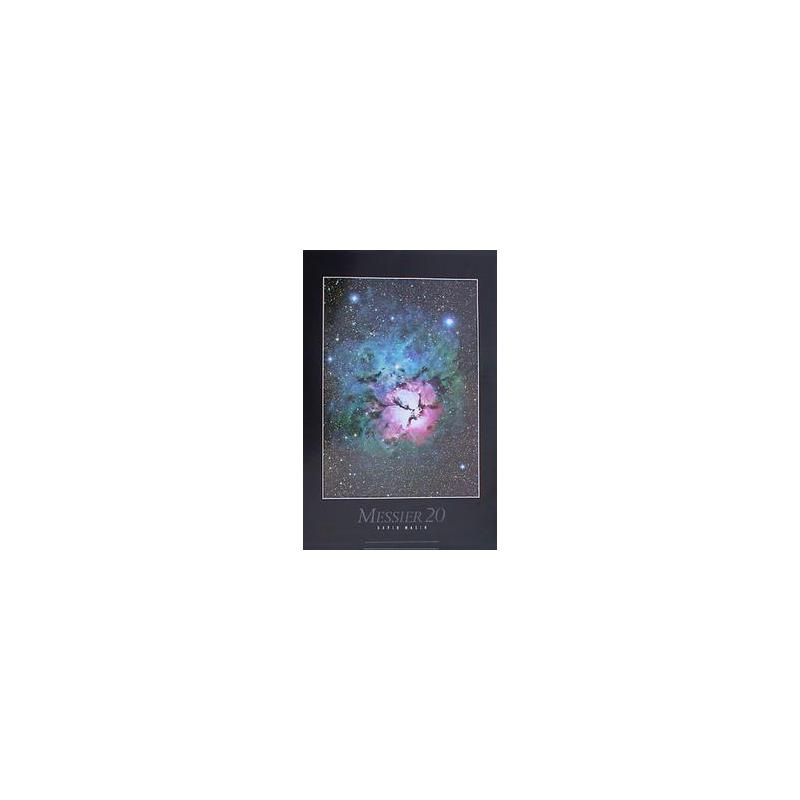 Poster Nebulosa Trifida M 20, scatto di David Malin