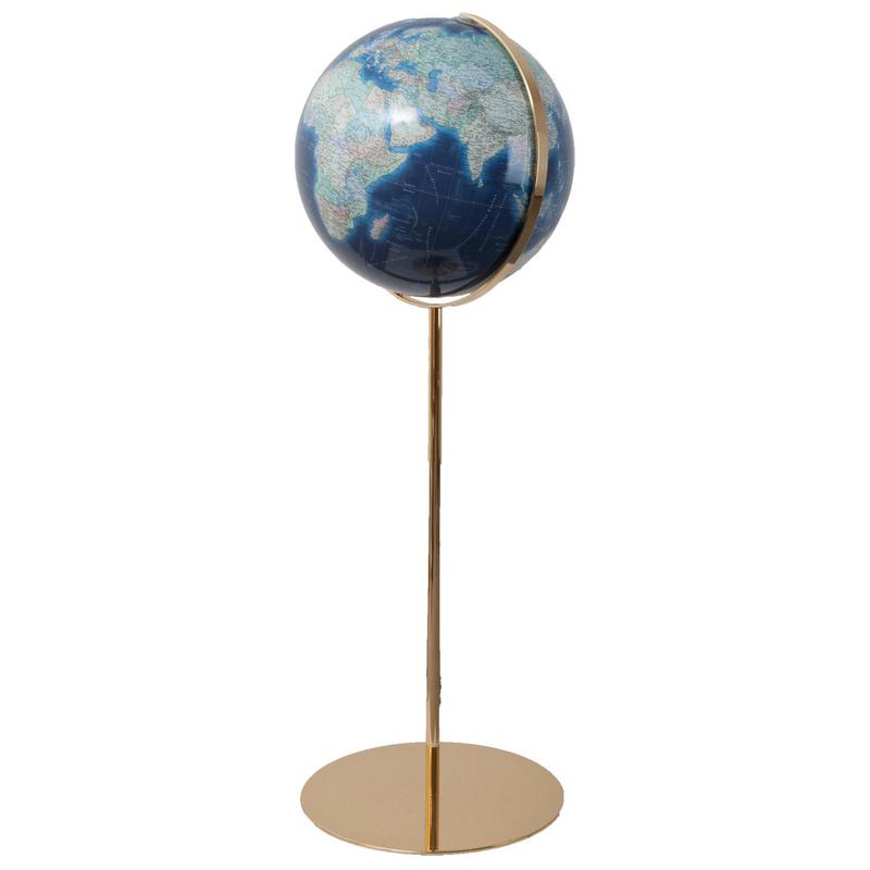 Columbus Globo da terra Duo Azzurro T244089 Mappamondo con piedistallo