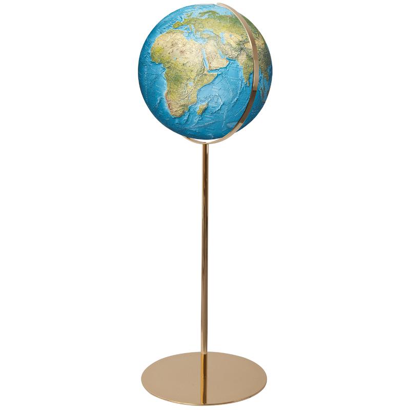 Columbus Globo da terra Duorama Mappamondo con piantana, base in ottone 40cm