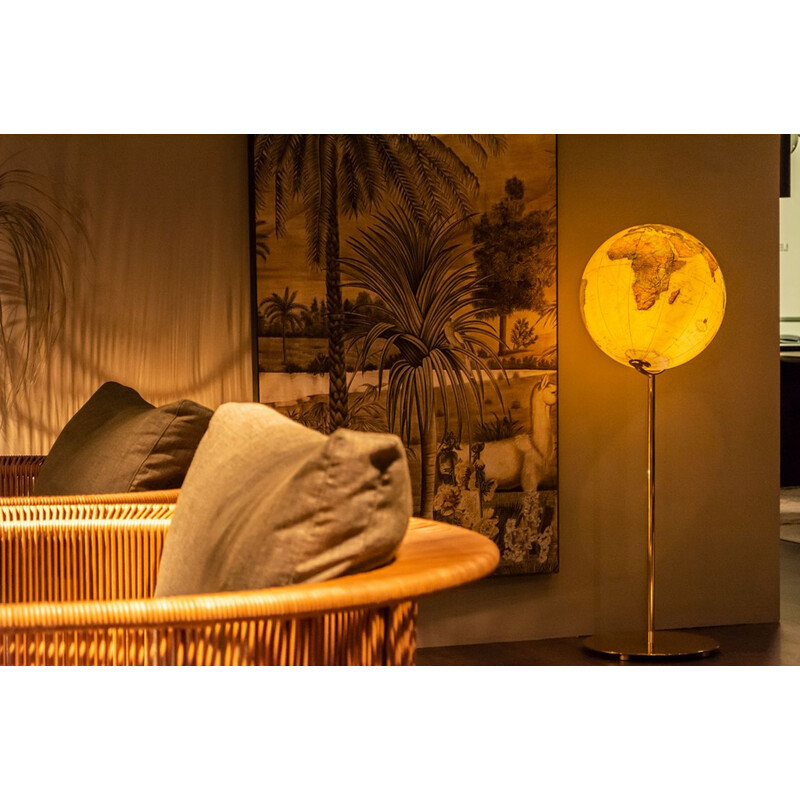 Columbus Globo da terra Mappamondo con piantana Royal base in ottone 40cm