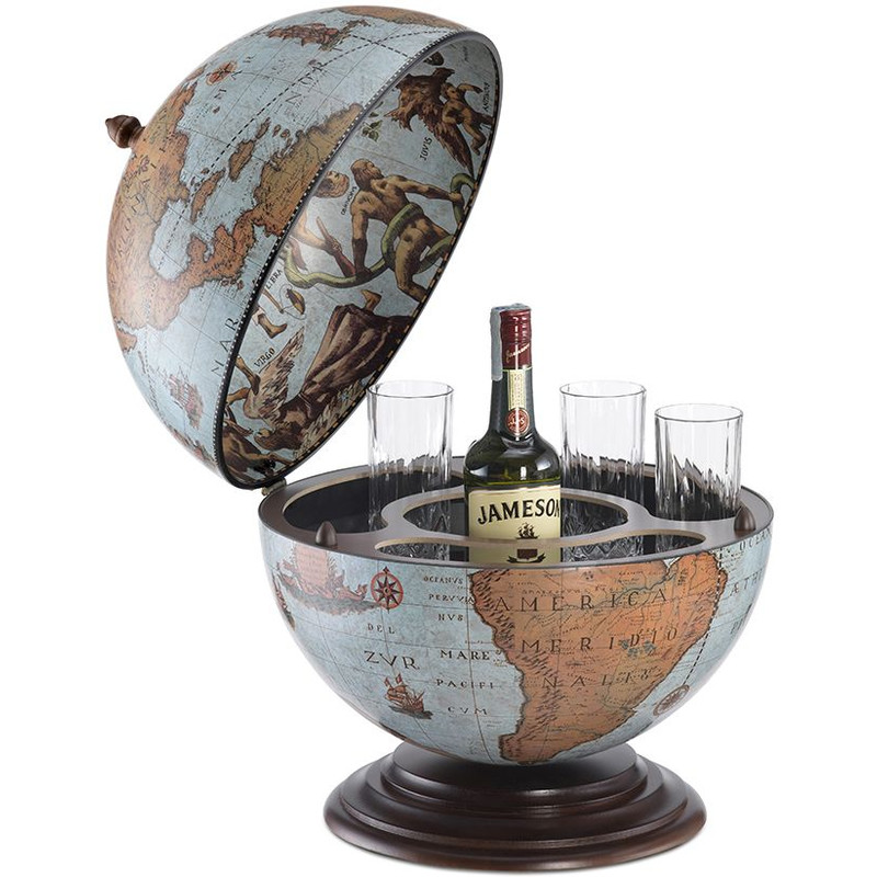 Zoffoli living Globo bar Nettuno Blue Ocean 40cm