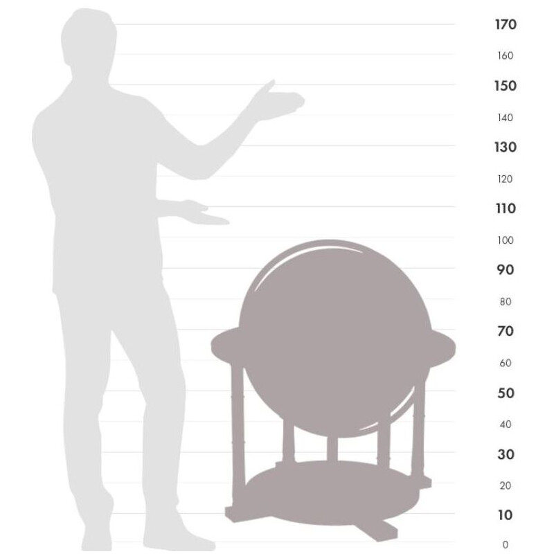 Zoffoli living Globo da terra Aries 60cm