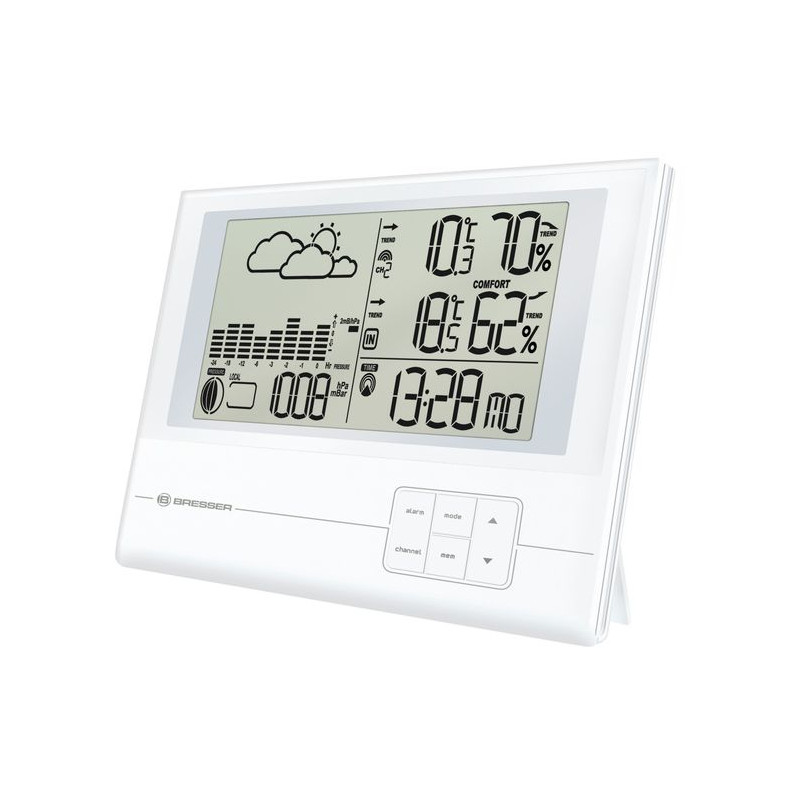 Bresser STAZIONE METEOROLOGICA SANZA FILI TENDENCE bianca