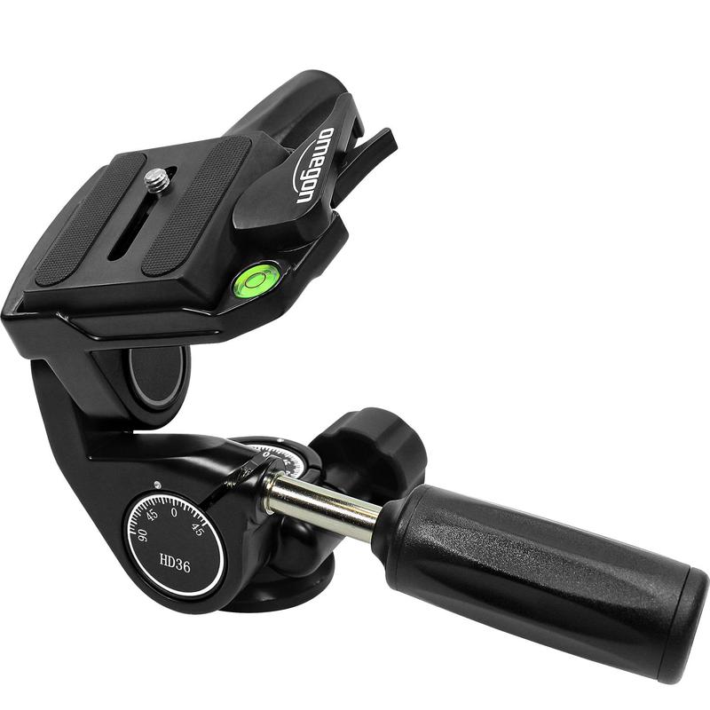 Omegon Testa Panoramica 3-Wege-Neiger Pro Stativ-Panoramakopf PD36