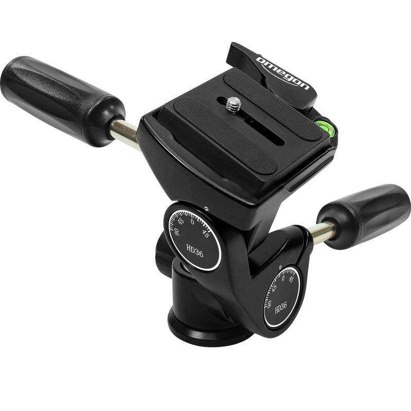 Omegon Testa Panoramica 3-Wege-Neiger Pro Stativ-Panoramakopf PD36