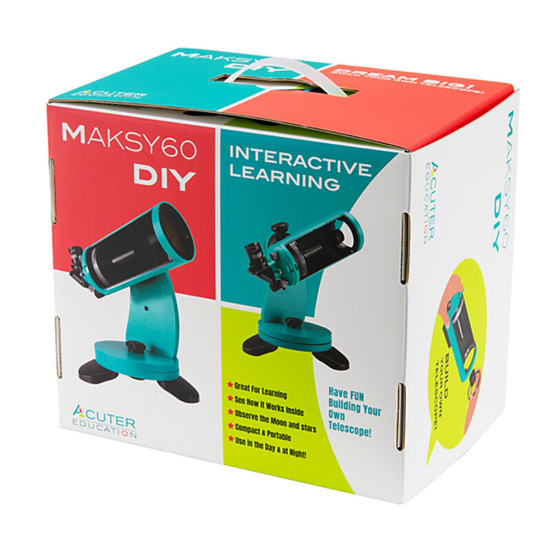 Acuter Telescopio Maksutov MC 60/750 MAKSYGO-60 Mini Dobson DIY