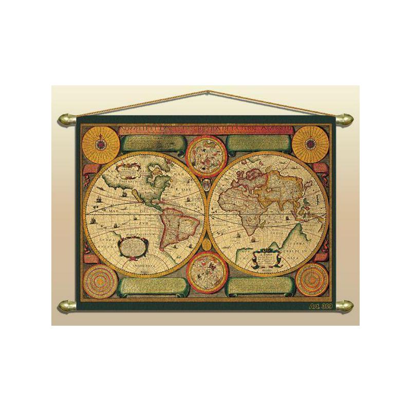 Zoffoli living Mappa antica (Riproduzione) Nr. 309/2