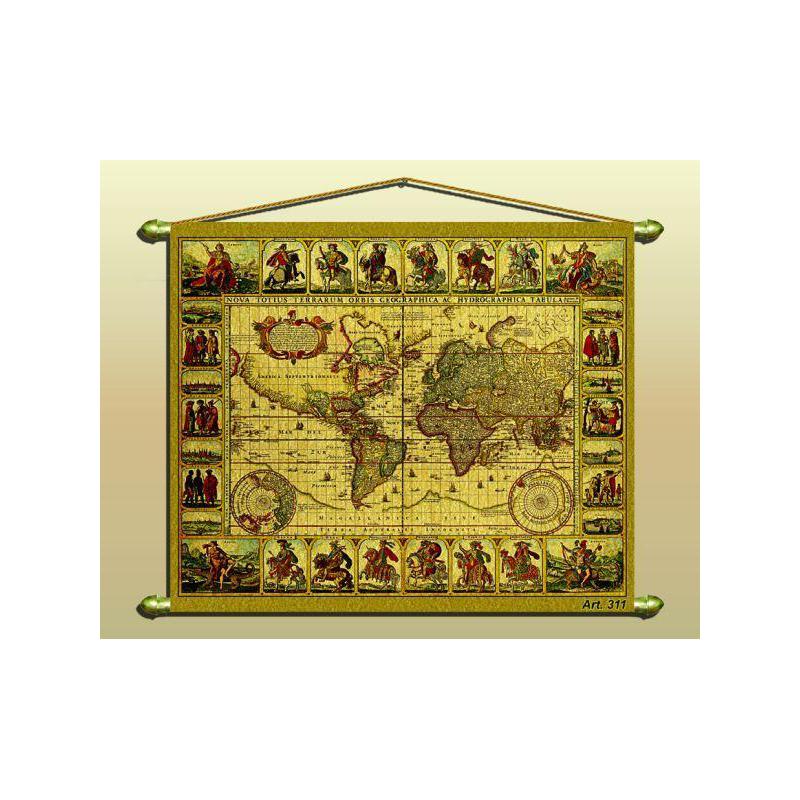 Zoffoli living Mappa antica (Riproduzione) Nr. 311/2