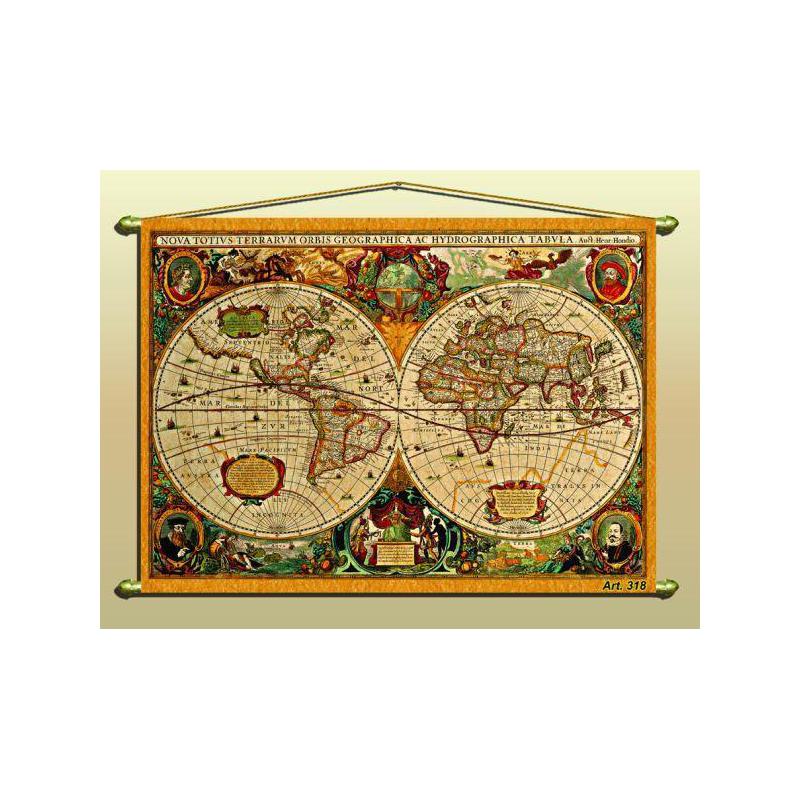 Zoffoli living Mappa antica (Riproduzione) Nr. 318/2