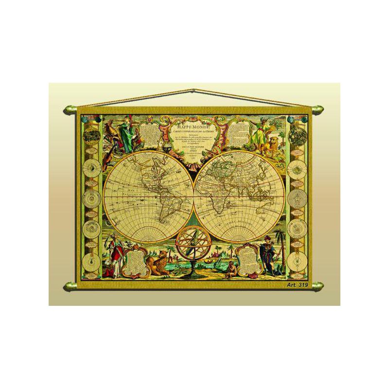 Zoffoli living Mappa antica (Riproduzione) Nr. 319/2